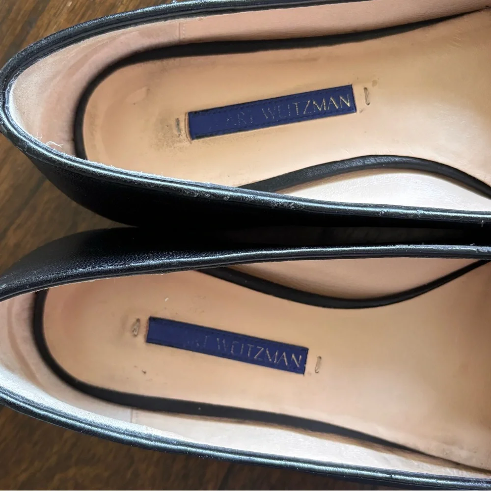 Stuart Weitzman Rosie Pearly Studded Loafers - Picture 3 of 6